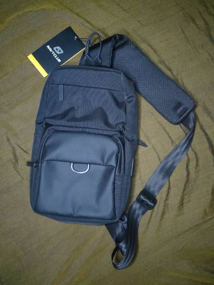 Tas Slempang Travel Cross Body Bag Navy Club Original