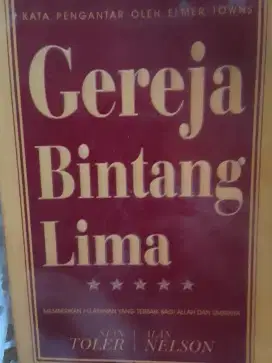 Buku rohani : Gereja Bintang Lima