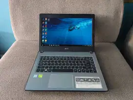 Masuk laptop gaming Acer aspire E14 E5 476G Core i5 8250u Ram 4gb Ssd