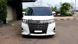 toyota alphard g atpm 2020 putih pilotseat sunroof cash kredit bisa