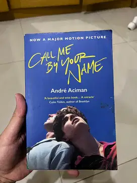 Jual Novel Import Call Me By Your Name