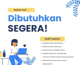 Dibutuhkan lowongan admin