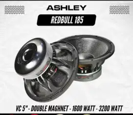 Speaker Tranducers 18inc Ashley RedBull 185 double spider VC 5