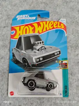 Hotwheels Diecast 70 Dodge Charger Silver New Segel Promo