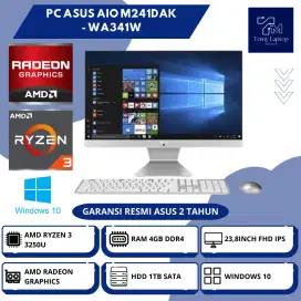 ASUS AIO M241DAK AMD RYZEN 3-3250U AMD RADEON RAM 4GB HDD 1TB 23,8INCH