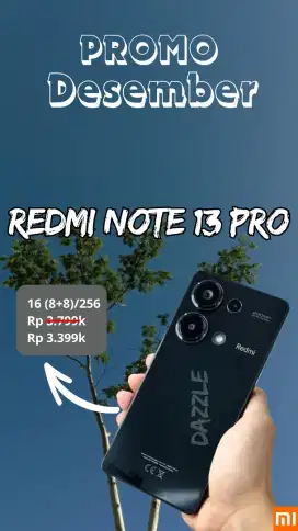 Promo Akhir tahun | Redmi Note 13 Pro 8/256 New Garansi Resmi