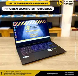 HP OMEN 16 - c00922AX/Ryzen 7-5800H/16GB/512GB/RTX 3070/TERMURAH!!!