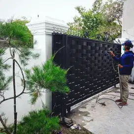 Pintu gerbang dan pagar minimalis