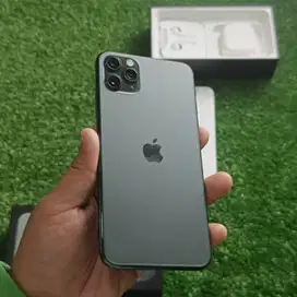 iPhone 11 Pro Max 256Gb Midnight Green BH 85% Kondisi 97% Ex inter