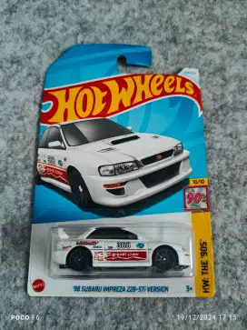 Hotwheels Diecast 98 Subaru Impreza 22B STI White New Segel Promo