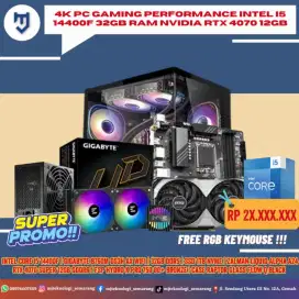 4K PC Gaming Performance Intel I5 14400F NVIDIA RTX 4070 Super 12GB