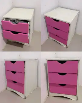 Rak pink cantik tiga baris