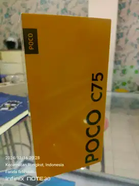 Poco C75 6+6/128gb baru garansi resmi bisa TT Kredit