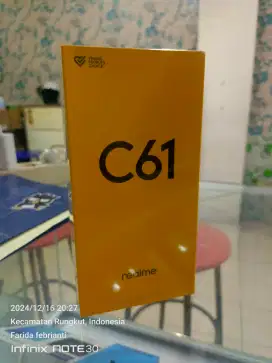 Realme C61 8+8/128gb baru garansi resmi bisa TT Kredit
