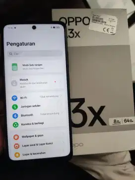 Oppo A3X 4+4/64 bekas rasa baeu blm lama grnsi resmi pjng bs tkr tmbh