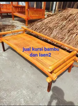 Kursi kayu tangga Tirai kree rumbia dan laen2
