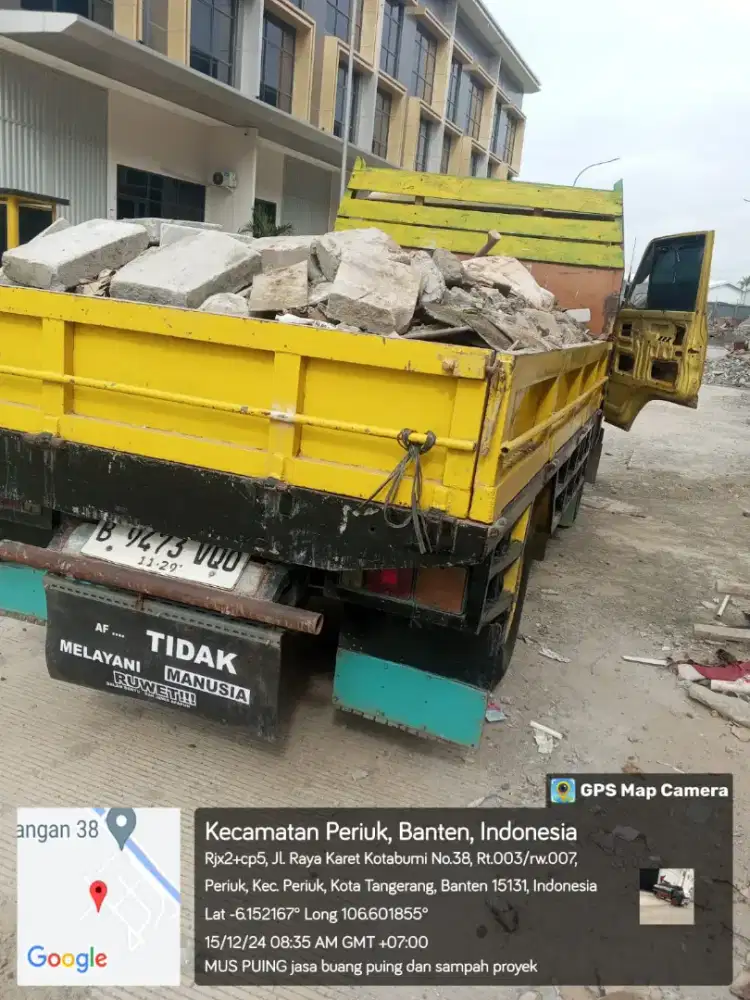 JASA BUANG PUING DAN SAMPAH PROYEK