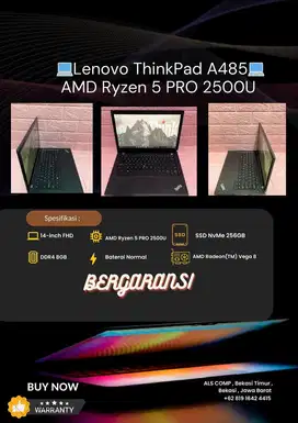 Lenovo ThinkPad A485 Laptop Desain 3D