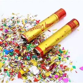 Party popper confetti