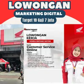 LOWONGAN PEKERJAAN MARKETING DIGITAL