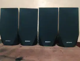 Sony Mini Tower speaker, full ori, utuh, mulus, merk Japan