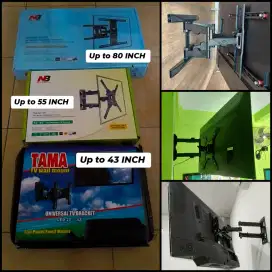 BRACKET TV TELESCOPIC (Lokal dan Import) - Braket