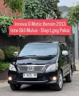 innova G Matic Bensin 2013 pemakaian 2014 bandung murah