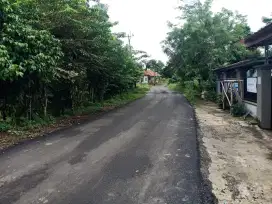 Tanah murah pinggir Jalan Kabupaten nempel jalan aspal Jasinga - Curug