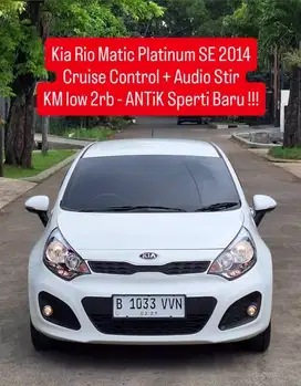 KM 2rb ANTiK - Kia Rio Platinum SE 2014 pemakaian 2015 bandung murah