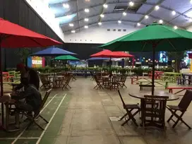 Meja Payung Komplit Kursi