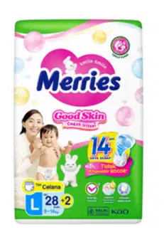 Merries Good Skin Popok Celana Bayi L 30 pcs