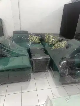 Sofa minimalis bentuk L-BD