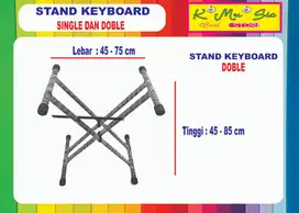 stand keyboard singel dobel