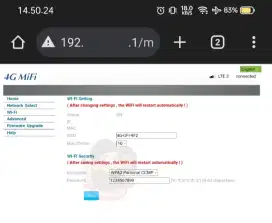 Modem 4G USB + Pemancar Wifi banyak Operator