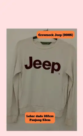 Sweater, crewneck, atasan wanita