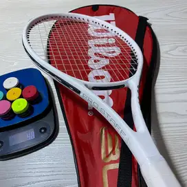 RAKET TENIS WILSON PRO STAFF WHITE BEGGINER / COCOK UNTUK PEMULA