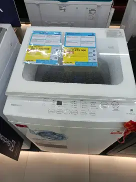 PROMO MESIN CUCI 1 TABUNG MERK TOSHIBA KAPASITAS 8KG BISA CICILAN