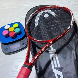 RAKET TENIS HEAD PCT SPIRIT MID PLUS RED SIAP SMASH BONUS GRIP