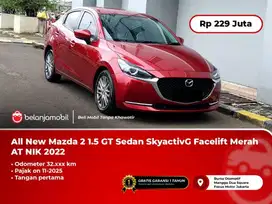 LIKE NEW !! MAZDA2 MAZDA 2 GT SEDAN 2022 / 2023 MERAH