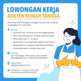 Lowongan ART daerah Cipayung