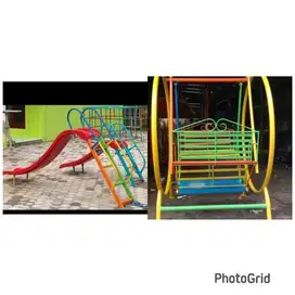 Perosotan, ayunan, jungkat jungkit, playground, waterpark