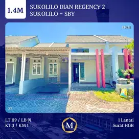 Rumah Sukolilo Dian Regency 2 Terawat Siap Huni dkt Nginden Pakuwon