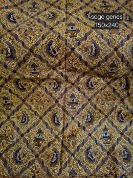 Kain batik sogo genes emas
