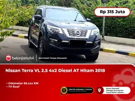 [WARRANTY] Nissan Terra VL 2.5 4x2 Diesel AT Hitam NIK 2018