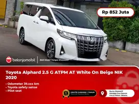 [ LOW KM ] Toyota Alphard 2.5 G ATPM TSS AT White PUTIH 2020/2021