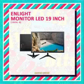 Monitor LED Enligth 19 Inch 19ENL-B - VGA Dan HDMI