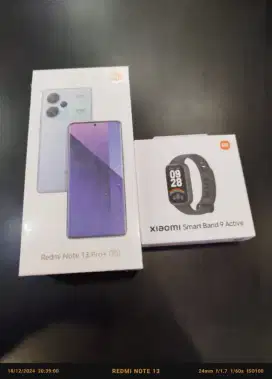 Promo !! Redmi note 13 pro+ 5G free smartband 9 active