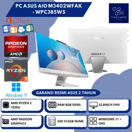 ASUS AIO M3402WFAK AMD RYZEN 3-7320U AMD RADEON RAM 8GB 512GB 23,8INCH