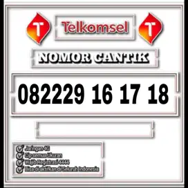 Nomor cantik telkomsel simpati rapih minimalis