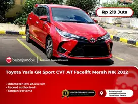 [ LOW KM 28RB ] Toyota Yaris GR Sport CVT AT Facelift Merah 2022/2023